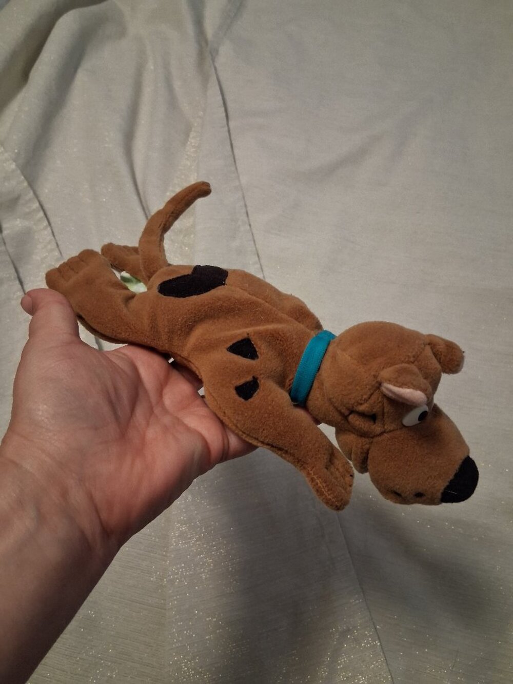 VTG Bean Bag Scooby-Doo Soft Toy Plush Stuffy 10" Warner Bros Hanna-Barbera 2000